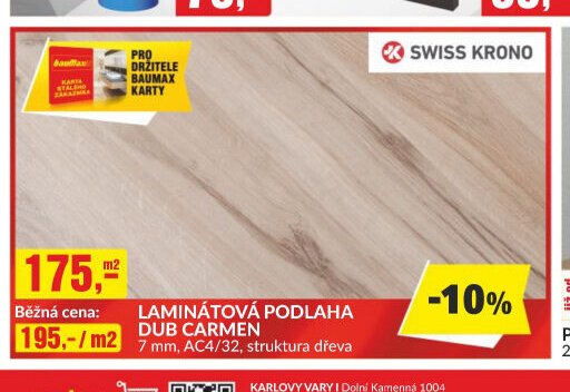 LAMINÁTOVÁ PODLAHA DUB CARMEN