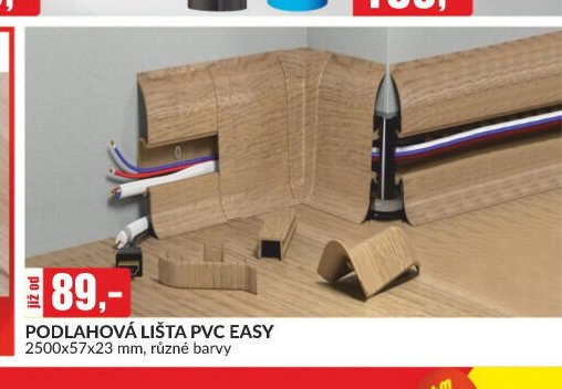 PODLAHOVÁ LIŠTA PVC EASY