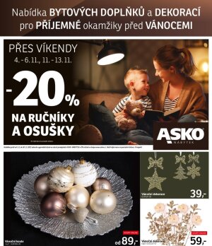 akční leták ASKO 1.11.2022-30.11.2022