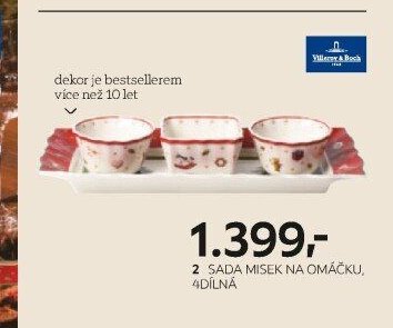 Sada misek na omáčku, 4dílná
