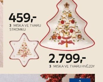 Miska ve tvaru stromku