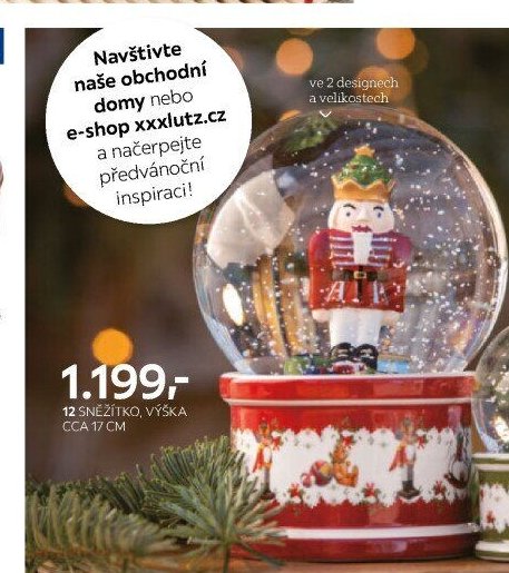 Sněžítko, výška cca 17 cm