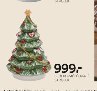 Dekorační hrací strojek