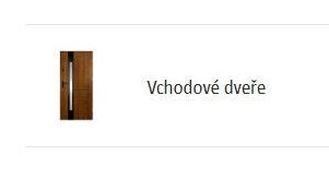 Vchodové dveře