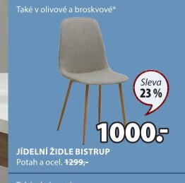 JÍDELNÍ ŽIDLE BISTRUP