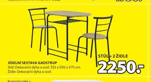 JÍDELNÍ SESTAVA GADSTRUP