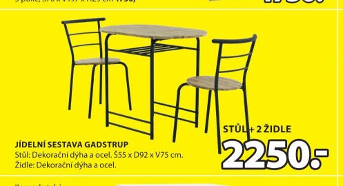 JÍDELNÍ SESTAVA GADSTRUP