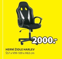 HERNÍ ŽIDLE HARLEV