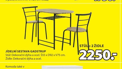 JÍDELNÍ SESTAVA GADSTRUP