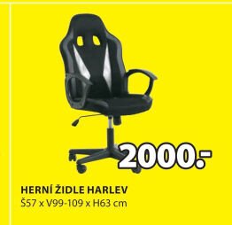 HERNÍ ŽIDLE HARLEV