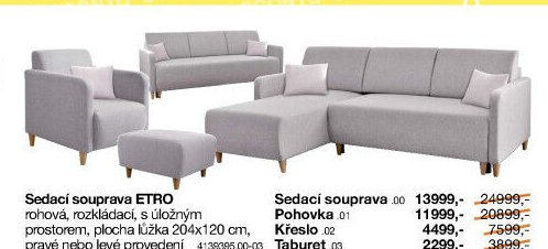 Sedací souprava ETRO