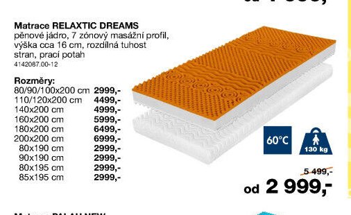 Matrace RELAXTIC DREAMS