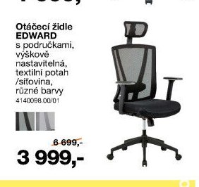 Otáčecí židle EDWARD