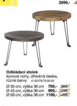 Odkládací stolek