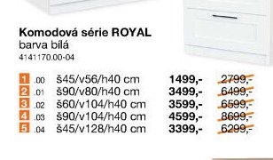 Komodová série ROYAL