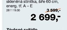 Závěsné svítidlo LUMINA