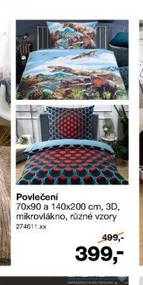 Povlečení 3D mikrovlákno