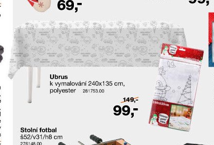 Ubrus k vymalování
