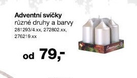 Adventní svíčky