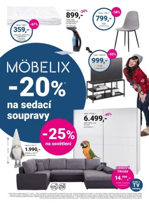 akční leták Möbelix 7.11.2022-20.11.2022