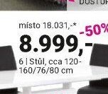 6 | stůl cca 120-160/76/80 cm