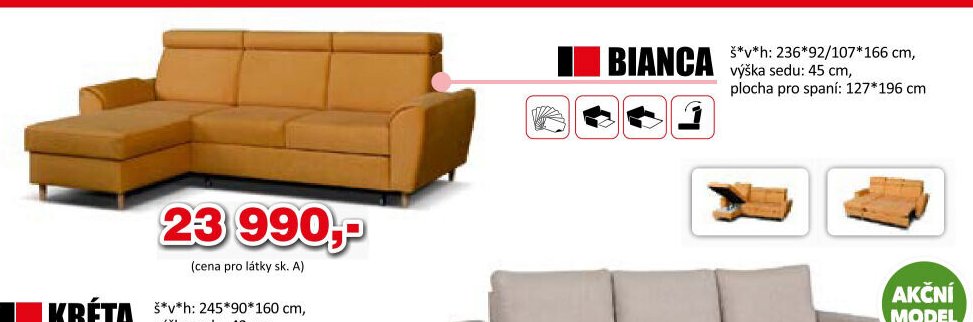 Sedací souprava BIANCA
