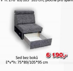 Sed bez boků