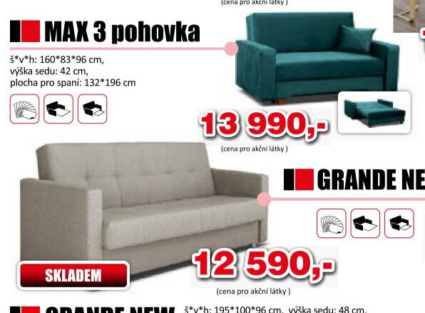 MAX 3 pohovka