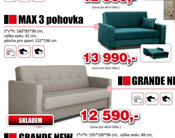 MAX 3 pohovka
