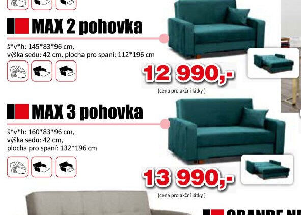 MAX 2 pohovka
