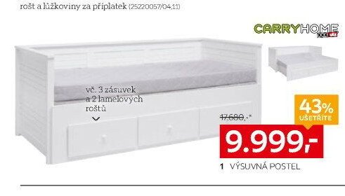 Výsuvná postel