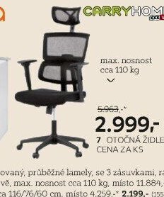 Otočná židle