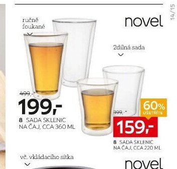 8: Sada sklenic na čaj, 2dílná