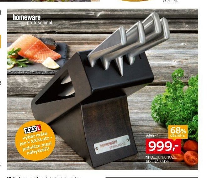 11: Blok na nože „Perfect Cooking“, 6dílná sada