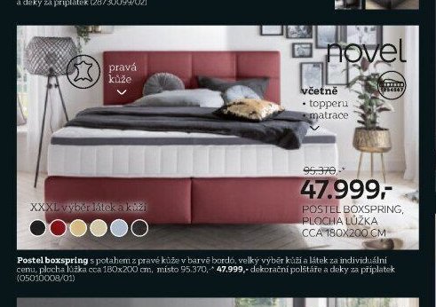 Postel boxspring