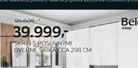Bedom sleep skříň s posuvnými dveřmi