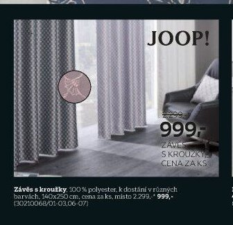 Závěs s kroužky