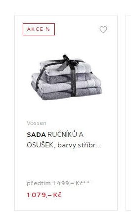 SADA RUČNÍKŮ A OSUŠEK, barvy stříbrná