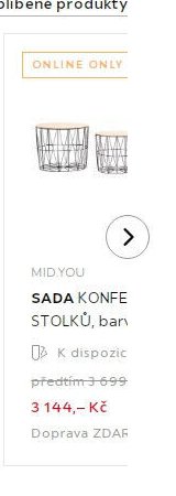 SADA KONFERENČNÍCH STOLKŮ, barva měděná