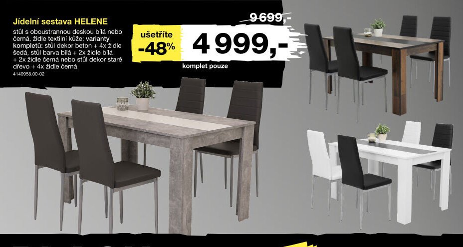 Jídelní sestava HELENE