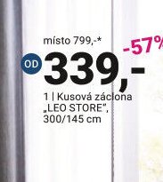Kusová záclona „LEO STORE“