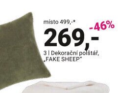 Dekorační polštář „FAKE SHEEP“