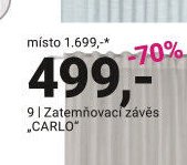 Zatemňovací závěs „CARLO“