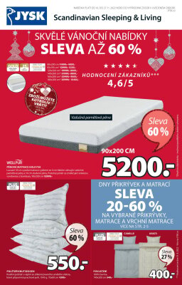 akční leták Jysk 16.11.2022-27.11.2022
