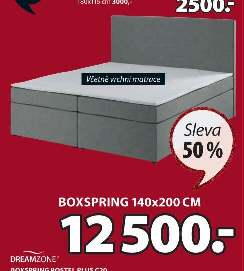 BOXSPRING 140x200 CM