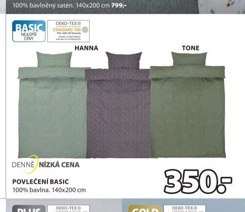 Povlečení Basic (Hanna, Tone)