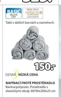 Napínací froté prostěradlo