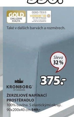 Žerzejové napínací prostěradlo
