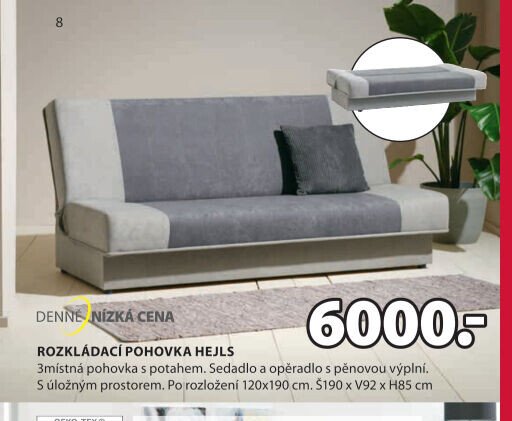 Rozkládací pohovka HEJLS