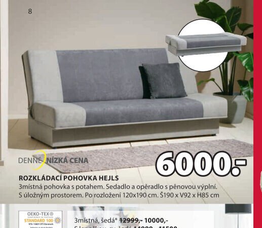 Rozkládací pohovka HEJLS